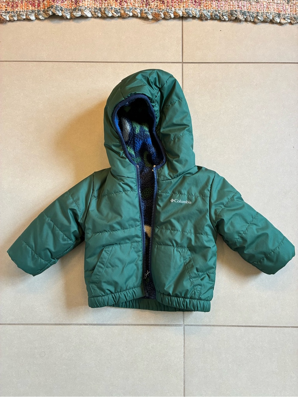 Columbia reversible puffer jacket